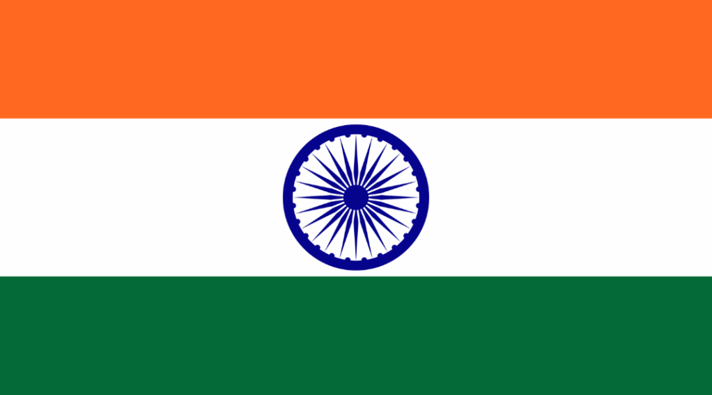 India flag symbolizing agro exports