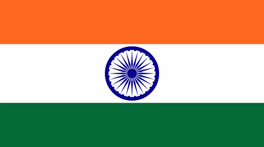 India flag symbolizing agro exports