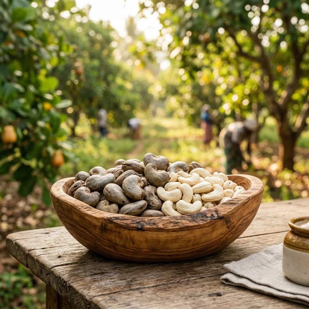 Cashew processing kernels
