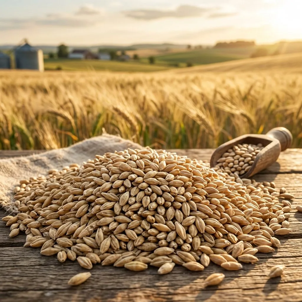 Barley grains