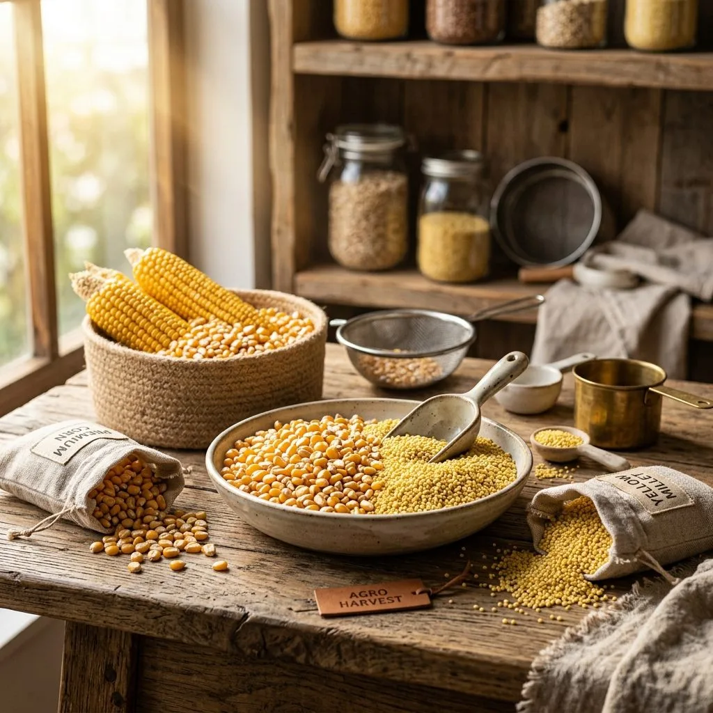 Grains and rice exports